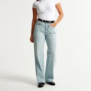 Abercrombie high rise loose jeans
